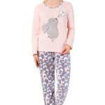 Dámské pyžamo polar Baby Rabbit růžové