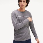 Pánské pyžamové tričko UM0UM01171-091 šedá – Tommy Hilfiger