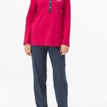 Dámské pyžamo 11420-144 růžovomodrá – Vamp