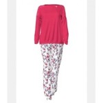 Elegantní dámské pyžamo s květinovým vzorem 11918 – Vamp