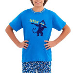 Chlapecké pyžamo Damián modré opice