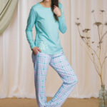 Dámské pyžamo Key LNS 422 B21 2XL-4XL