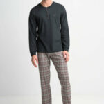 Vamp – Pohodlné dvoudílné pánské pyžamo 15950 – Vamp