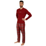 Pánské pyžamo Calvin Klein červené (NM2184E-73V)