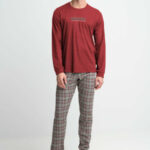 Vamp – Pohodlné dvoudílné pánské pyžamo 15951 – Vamp