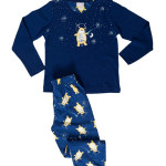 Dětské pyžamo dlouhé Méďa a měsíc