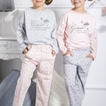 Dívčí pyžamo 1180 grey